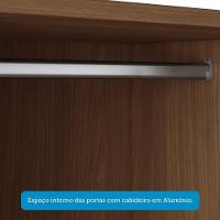 Cômoda 2 Portas E 5 Gavetas Málaga Gold Santos Andirá Jatoba/areia