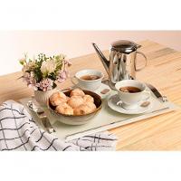 Bandeja De Vidro Decorativa Espelhado Com Alças 45x30 Cm - 2