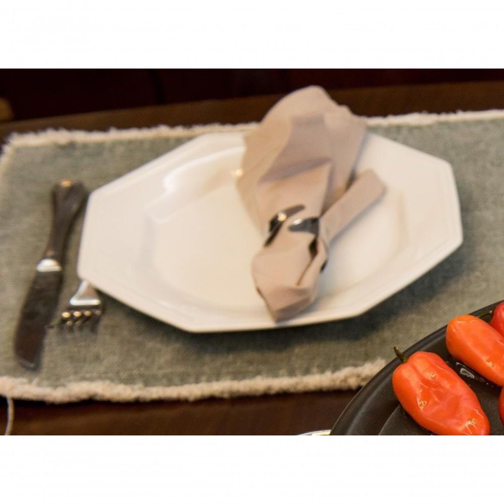 Kit Com 6 Argolas Para Guardanapos De Aço Inox Mesa Luxo - 3