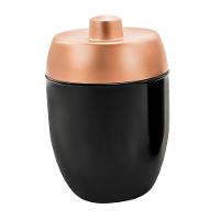 Kit Banheiro Acessórios Lavabo 3 Peças Pia Preto Cobre Forma Conjunto Pia Completo Organização - 7