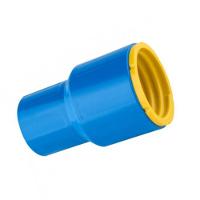 2 Conexões Ponta Fêmea Engate Roscável 3 Pol. Azul Pvc - 1