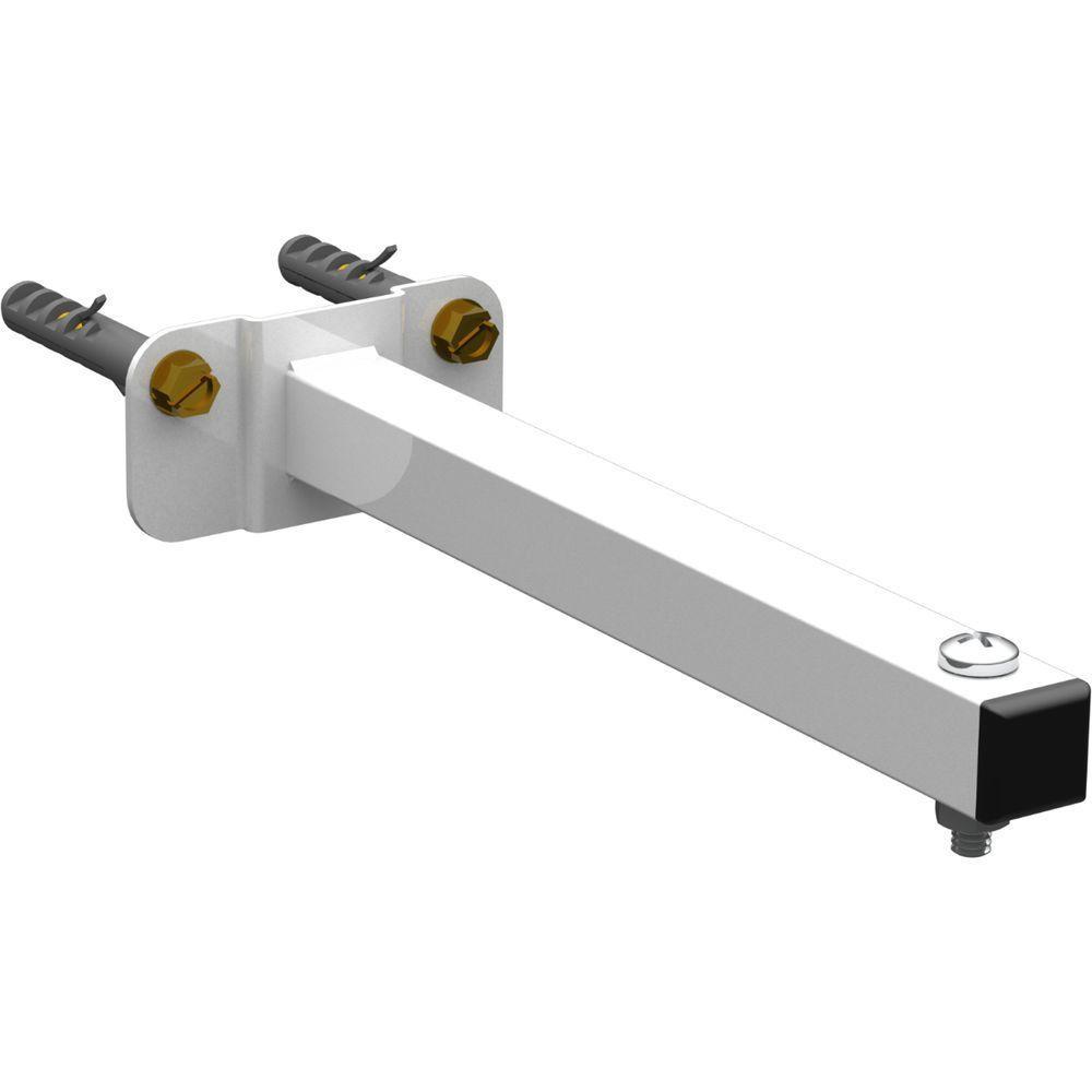 Suporte Refletor Base Reta Braço 20 Cm Branco - 1