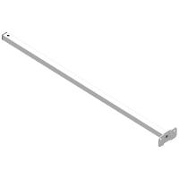 04 Suportes Refletor Base Reta Braço 70 Cm 4 Cjts - Branco - 10