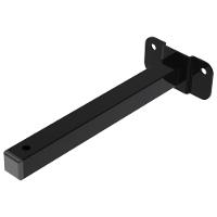 06 Suportes Refletor Base Reta Braço 20 Cm 6 Cjts - Preto - 3