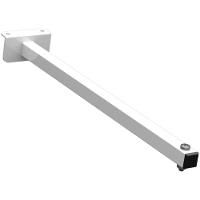 Suporte Refletor Fachada Banner Braço 40 Cm Branco - 9