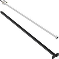 03 Suportes Refletor Base Reta Braço 100 Cm 3 Cjts - Preto - 5