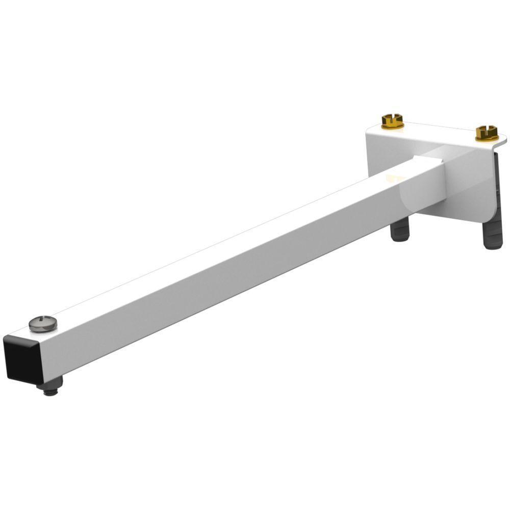 Suporte Refletor Fachada Banner Braço 30 Cm - Branco - 1