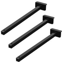 08 Suportes Refletor Fachada Banner Braço 30cm 08 Cj - Preto - 1