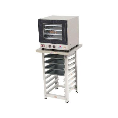 Kit - Forno Turbo Prp-004 220v Preto + Bancada Mes-004 + 4 Assadeiras - Progás 220v