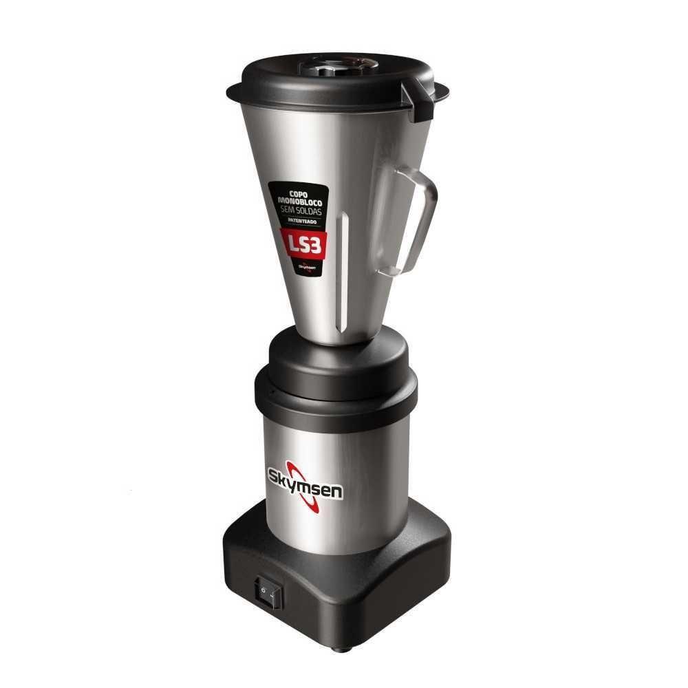 Liquidificador Baixa Rotação 3 Litros Inox Copo Monobloco Ls3 127/220v - Skymsen - 1
