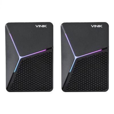 Caixa De Som Gamer Vinik Star 6w 2.0 Led Rainbow - Vspkg6wst