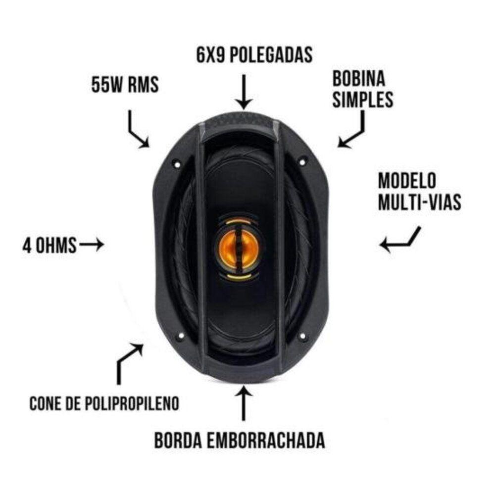 Kit Com 2 Alto-falantes Leson 5" E 6x9? 55w - 8