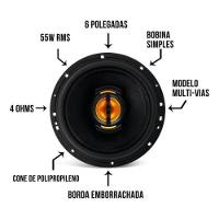 Kit Com 2 Alto-falantes Leson 5" E 6x9? 55w - 3