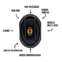 Kit Com 2 Alto-falantes Leson 5" E 6x9? 55w - 8