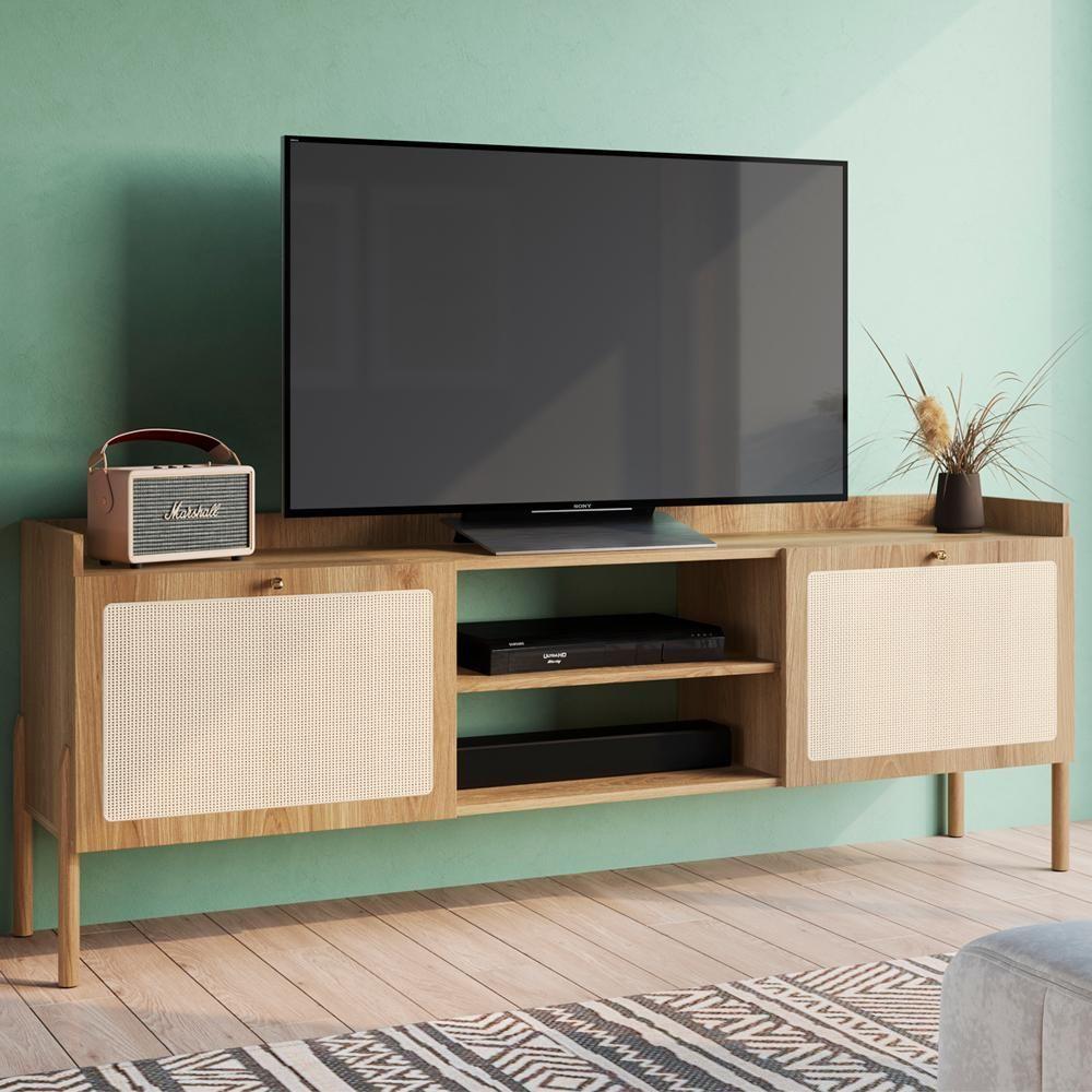 Rack p/Tv 70 Pol Palhinha 27930 Linha Oslo Hanover Artesano - 8