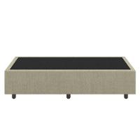 Base Cama Box Viúva Veludo Skybox Cor Bege - 5