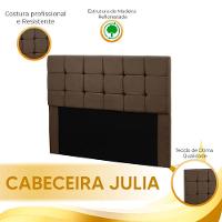Cabeceira Cama Box Queen 1,60 Estofada Julia Sued Café Speciale Home Café - 5