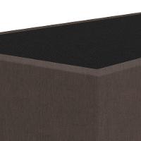 Base Cama Box Viúva Veludo Skybox Cor Marrom - 3