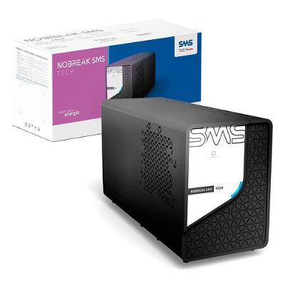 Nobreak 600va Sms Tech, Bivolt Automático, Saída 115v, 6 Tomadas - 29300