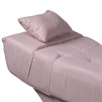 Maca Estofada Para Clínica De Estética Facial Com Capitonê Andressa Rosê Veludo Speciale Home Rose - 5