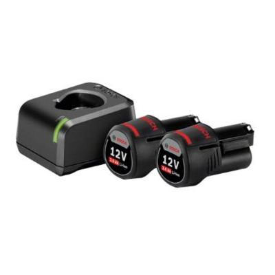 Carregador Gal 12v-20 + 2 Baterias Gba 12v 2ah Bosch