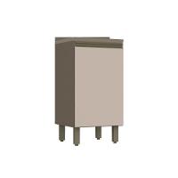 Módulo Cozinha Henn Connect Balcão  1 Porta c/Tampo Duna/Cristal - 1