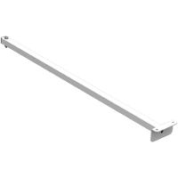Suporte Refletor Fachada Banner Braço 70 Cm - Branco - 1