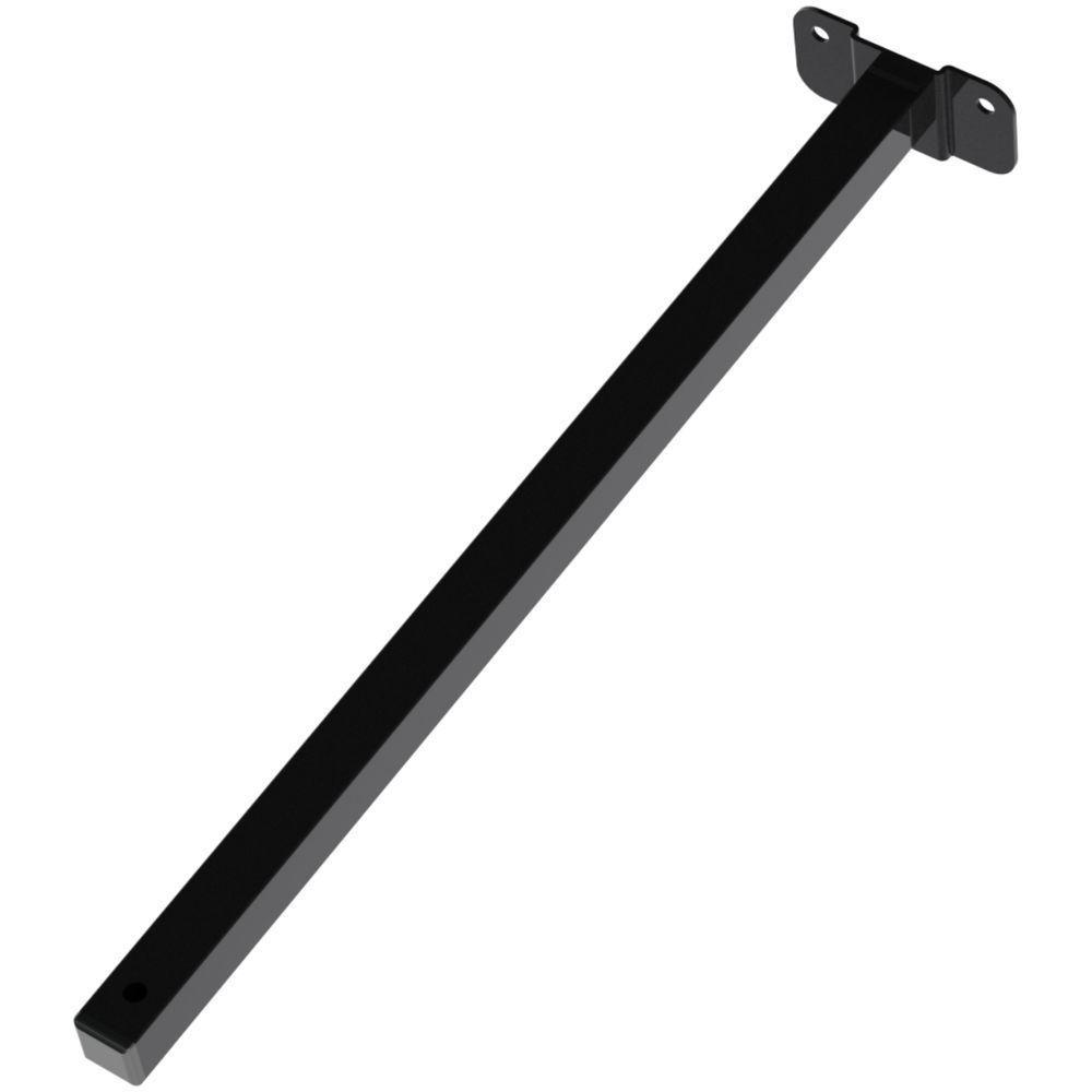 04 Suportes Refletor Base Reta Braço 40 Cm 4 Cjts - Preto - 6