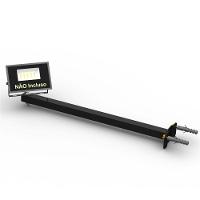 08 Suportes Refletor Base Reta Braço 40 Cm 8 Cjts - Preto - 5