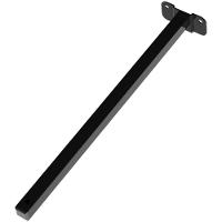 12 Suportes Refletor Base Reta Braço 40 Cm 12 Cjts - Preto - 7