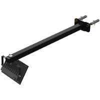 12 Suportes Refletor Base Reta Braço 40 Cm 12 Cjts - Preto - 8