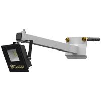 Suporte Refletor Parede Braço Inclinado 20 Cm - Branco - 8