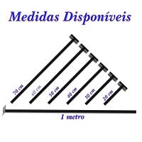 Suporte Refletor Inclinado Parede Braço 20 Cm Preto - 3