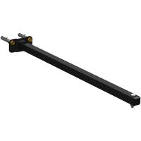 Suporte Refletor Base Reta Braço 50 Cm - Preto - 1