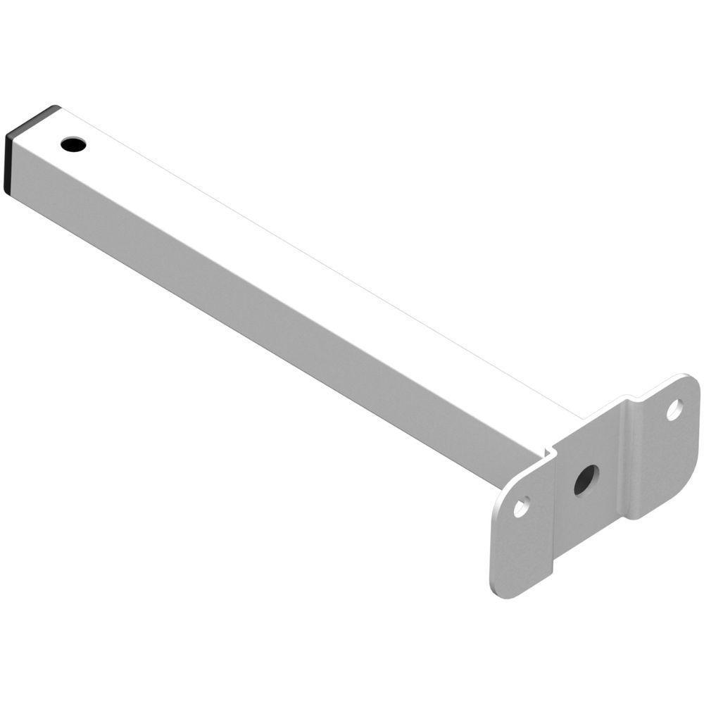 Suporte Refletor Base Reta Braço 20 Cm - Branco - 9