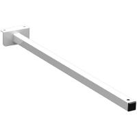 Suporte Refletor Fachada Banner Braço 50 Cm Branco - 10