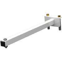 Suporte Refletor Fachada Banner Braço 30 Cm Branco - 5