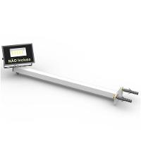 03 Suportes Refletor Base Reta Braço 40 Cm 3 Cjts - Branco - 8