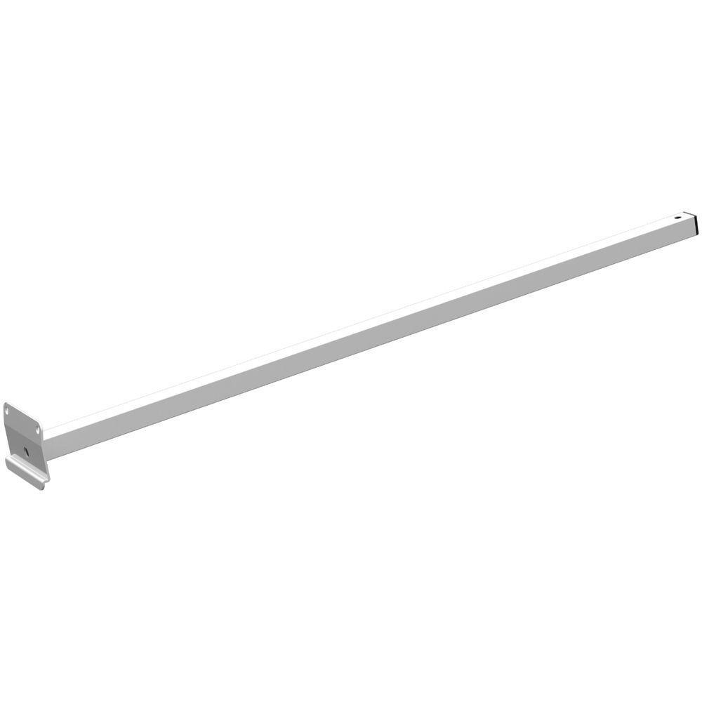 Suporte Refletor Inclinado Parede Braço 70 Cm Branco - 8