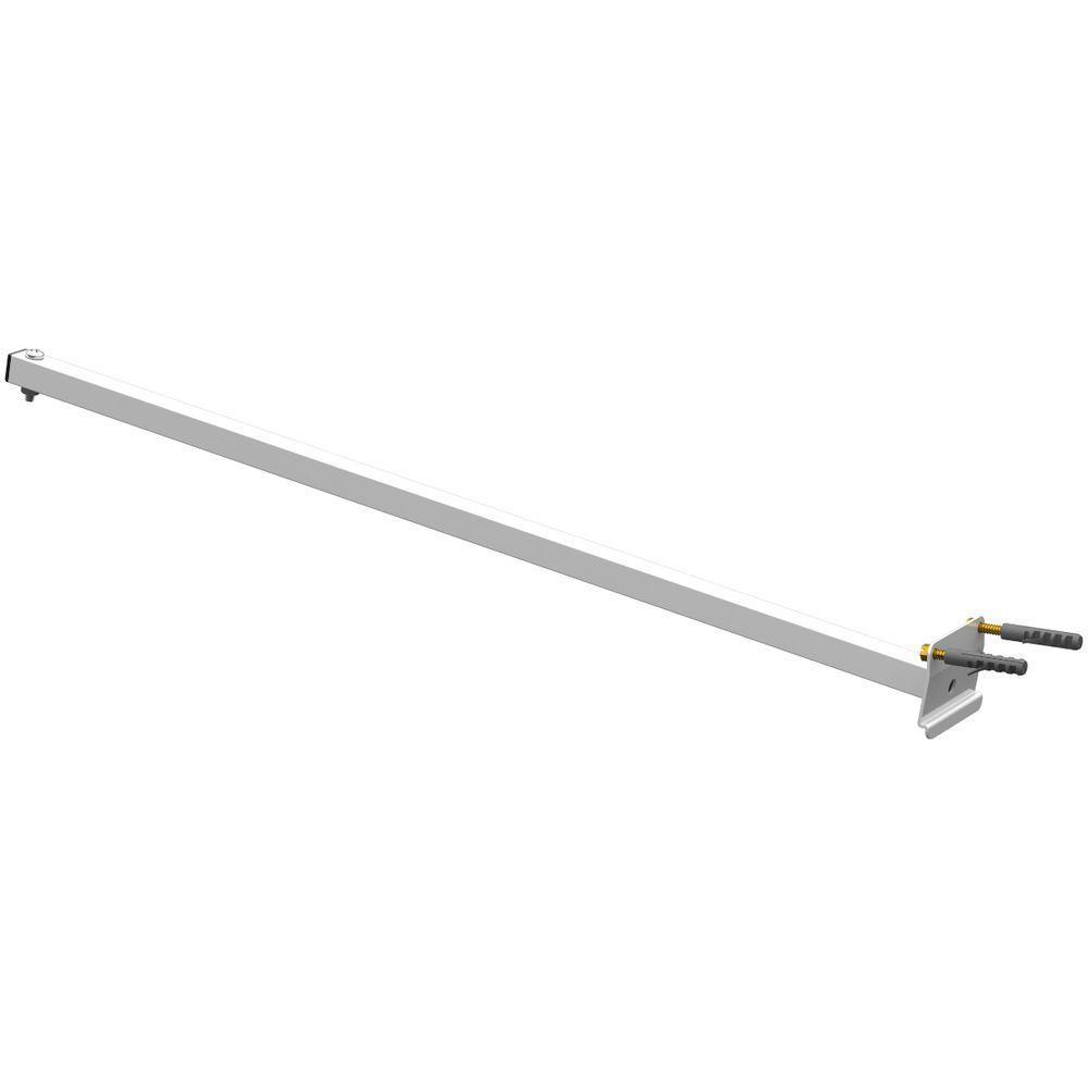 Suporte Refletor Parede Braço Inclinado 70 Cm - Branco - 1