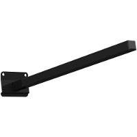 Suporte Refletor Parede Braço Inclinado 40 Cm - Preto - 5