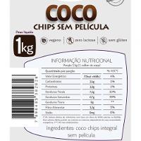 Chips De Coco - Puro - A Granel 100g - 3