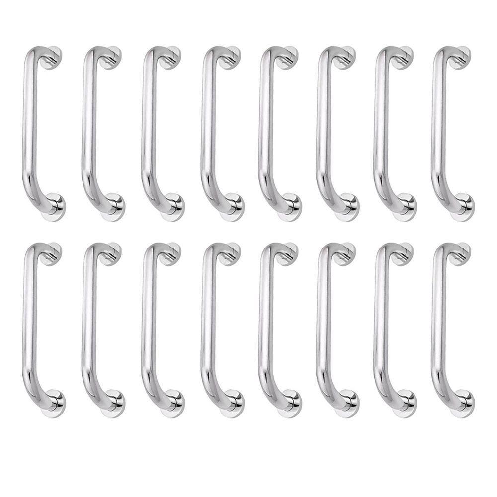 Alça De Apoio 30cm Barra Inox Kit 14 Unidades Idoso Cadeirante Deficiente Banheiro Box Corrimao - 1