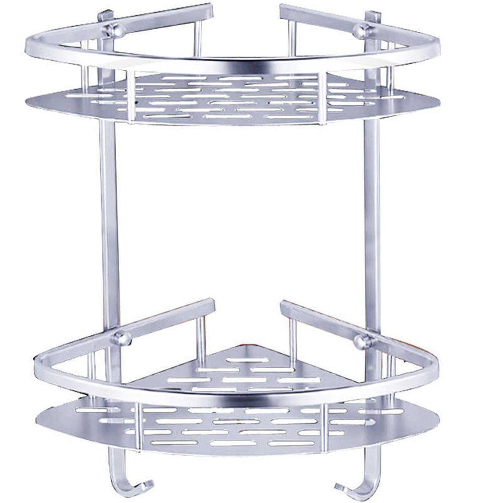 Suporte De Shampoo Aluminio Rack De Banheiro Sabonete Prateleiras Parede - 1