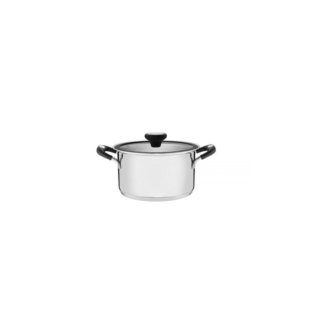 Caçarola Funda Tramontina Solar Silicone Em Aço Inox Com Fundo Triplo 20 Cm 3,6 L Tramontina - 1