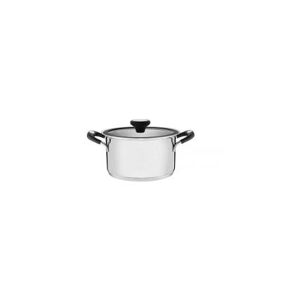 Caçarola Funda Tramontina Solar Silicone Em Aço Inox Com Fundo Triplo 20 Cm 3,6 L Tramontina
