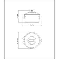 Caçarola Tramontina Solar Funda Em Aço Inox Fundo Triplo Com Tampa E Alças 16 Cm 1,8 L Tramontina - 7