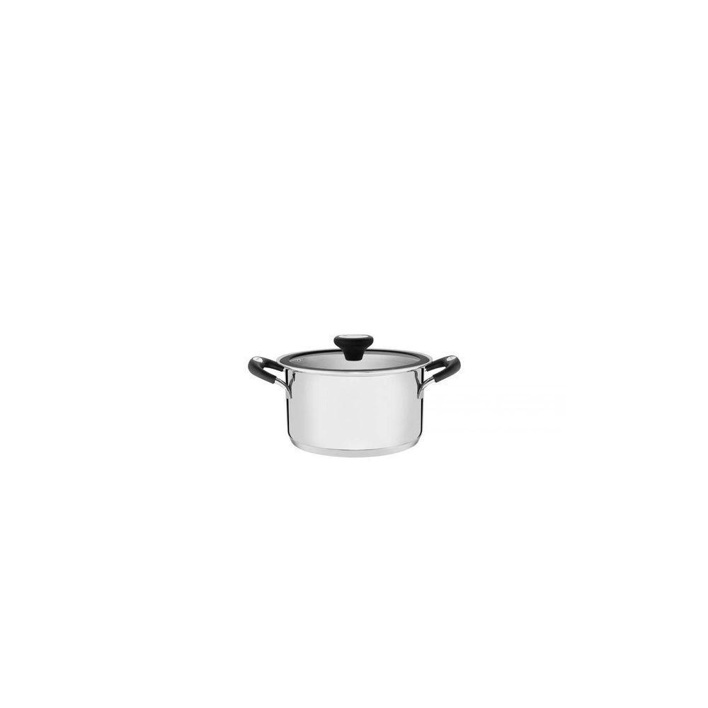 Caçarola Funda Tramontina Solar Silicone Em Aço Inox Com Fundo Triplo 16 Cm 1,8 L Tramontina - 1