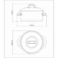 Caçarola Tramontina Solar Funda Em Aço Inox Fundo Triplo Com Tampa E Alças 24 Cm 6,1 L Tramontina - 6