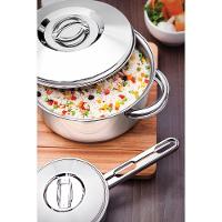 Caçarola Tramontina Solar Funda Em Aço Inox Fundo Triplo Com Tampa E Alças 24 Cm 6,1 L Tramontina - 9